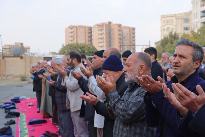 تصاویر/ اقامه نماز باران در اسلامشهر