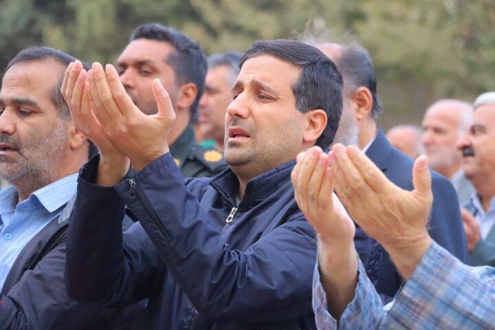 تصاویر/ اقامه نماز باران در اسلامشهر