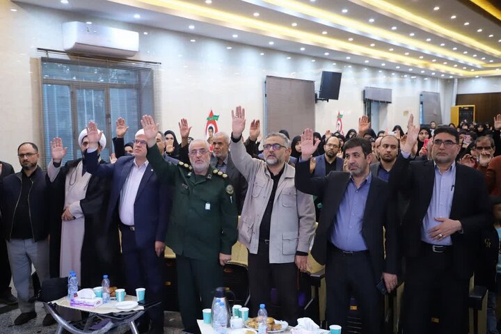 تصاویر/مراسم استقبال از پیکر مطهر «شهید گمنام» در دانشگاه فرهنگیان اراک