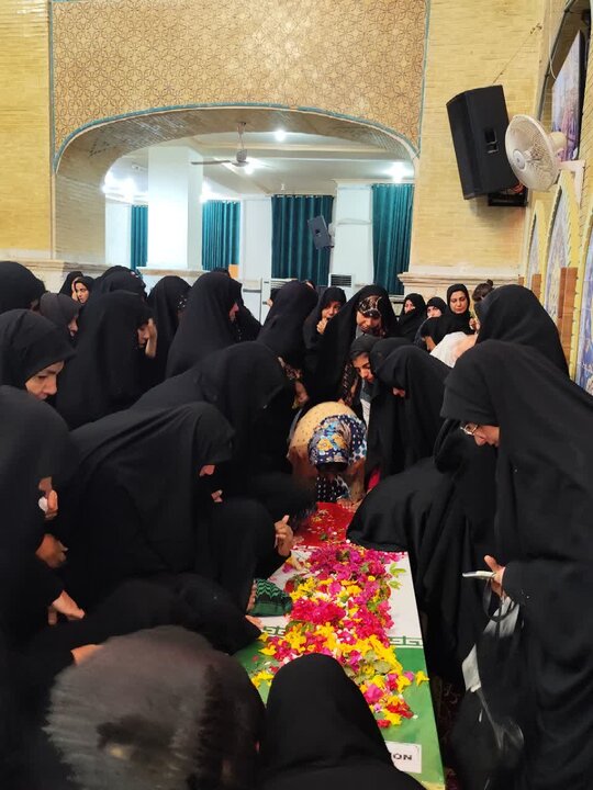 تصاویر/ پیکر پاک شهید گمنام دوران دفاع مقدس میهمان شهر بم