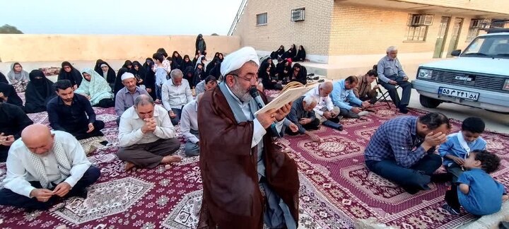 تصاویر/ اقامه نماز طلب باران در آبپخش