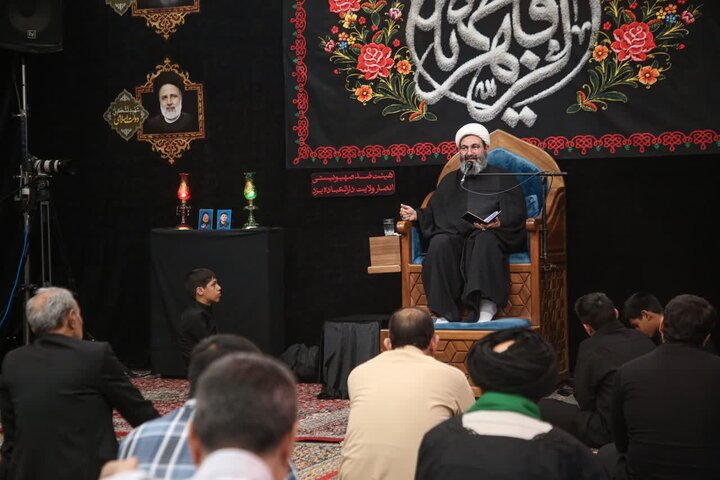 تصاویر/  مراسم هفتگی هیئت ضدصهیونیستی انصار ولایت دارالعباده یزد