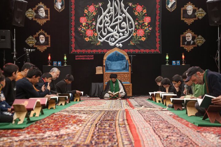 تصاویر/  مراسم هفتگی هیئت ضدصهیونیستی انصار ولایت دارالعباده یزد