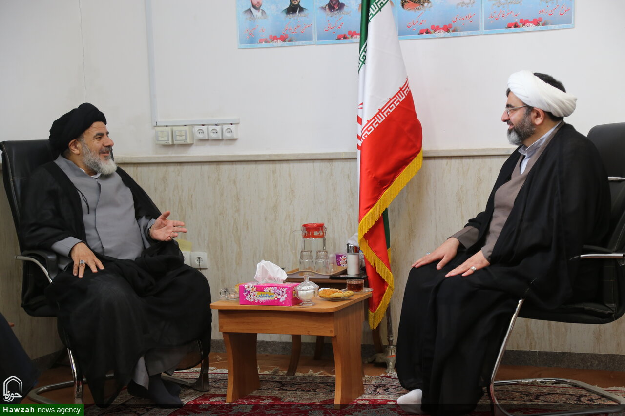تصاویر/ دیدار عضو مجلس خبرگان رهبری با مدیر حوزه علمیه خوزستان