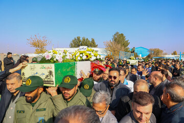 ورود پیکر ۶ شهید گمنام به بوشهر