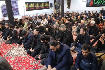 تصاویر/ مراسم گرامیداشت ایام فاطمیه در اصغریه تکاب