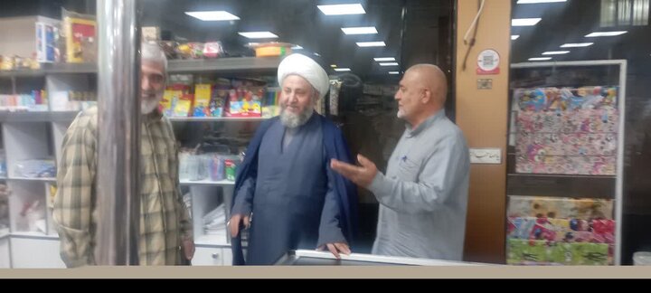 تصاویر/ بازدید امام‌جمعه آران و بیدگل از اصناف سطح شهر