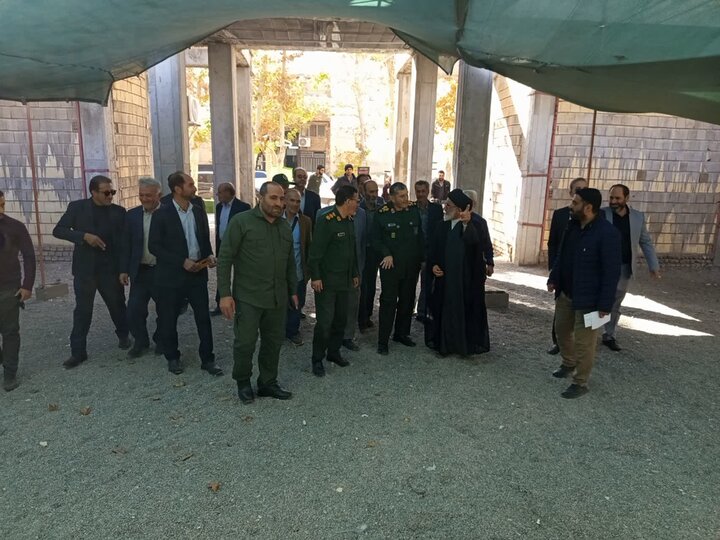 تصاویر/ بازدید مشاور فرمانده کل سپاه به همراه امام جمعه نطنز ازپروژهای عمرانی وتجدیدمیثاق با آرمان شهدا