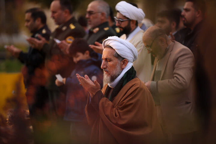 تصاویر /اقامه نماز باران توسط نماینده ولی فقیه در استان قزوین