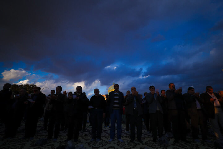 تصاویر /اقامه نماز باران توسط نماینده ولی فقیه در استان قزوین