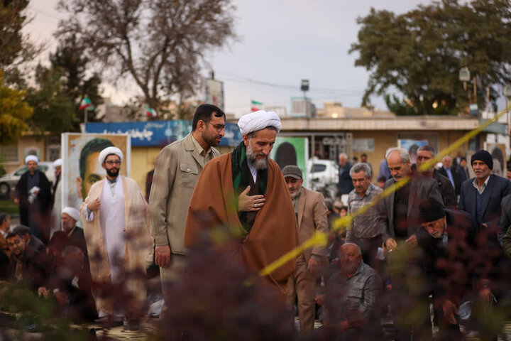 تصاویر /اقامه نماز باران توسط نماینده ولی فقیه در استان قزوین