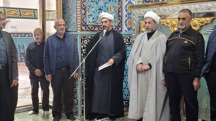 تصاویر/ آئین بازگشایی وعطر افشانی ضریح مطهر امامزادگان شهر جوپار