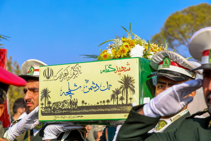 تصاویر/ مراسم استقبال از پیکرهای مطهر شهدای گمنام در تبریز