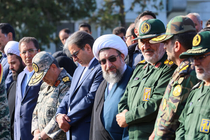 تصاویر/ مراسم استقبال از پیکرهای مطهر شهدای گمنام در تبریز