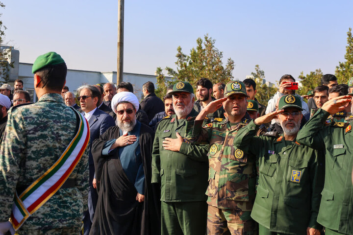 تصاویر/ مراسم استقبال از پیکرهای مطهر شهدای گمنام در تبریز