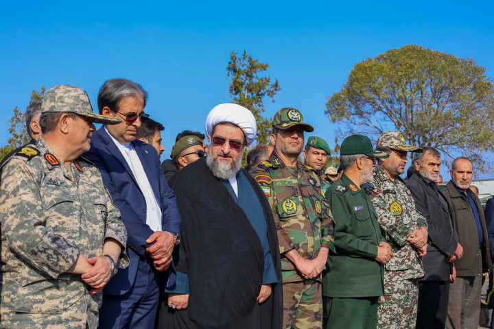 تصاویر/ مراسم استقبال از پیکرهای مطهر شهدای گمنام در تبریز