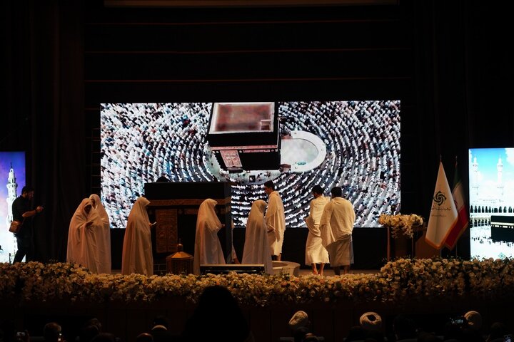 تصاویر/ همایش پیش از سفر لبیک گویان سرزمین وحی دانشگاهیان عمره گزار استان تهران