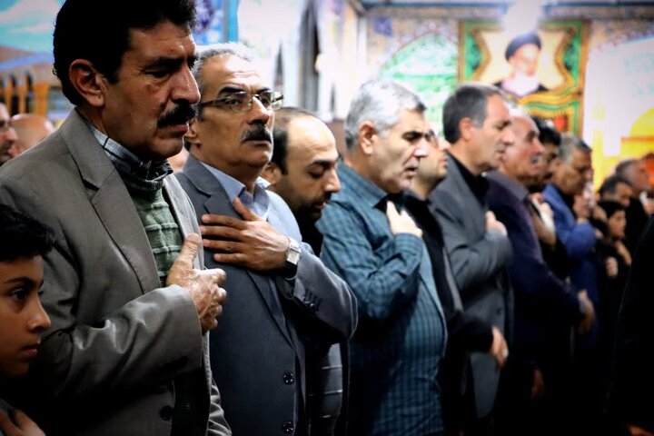 تصاویر/ مراسم عزاداری ایام فاطمیه در مسجد جامع سلماس
