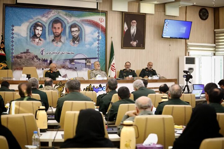 تصاویر/ جلسه کارکنان سپاه شهدای آذربایجان غربی با فرمانده کل سپاه