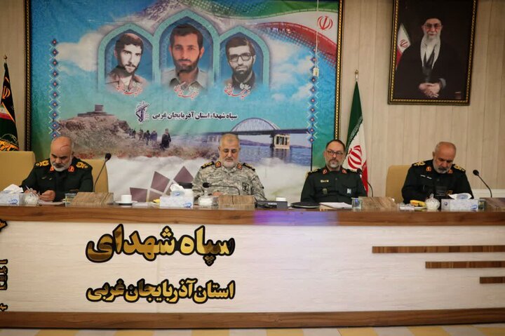 تصاویر/ جلسه کارکنان سپاه شهدای آذربایجان غربی با فرمانده کل سپاه
