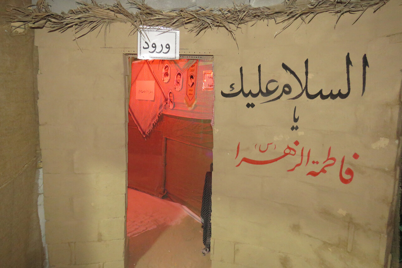 تصاویر نمایشگاه یاس کبود 2 مدرسه علمیه خواهران شهرستان کنگان