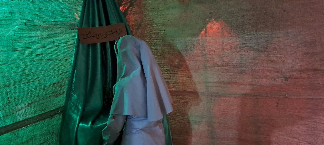 تصاویر نمایشگاه یاس کبود 2 مدرسه علمیه خواهران شهرستان کنگان