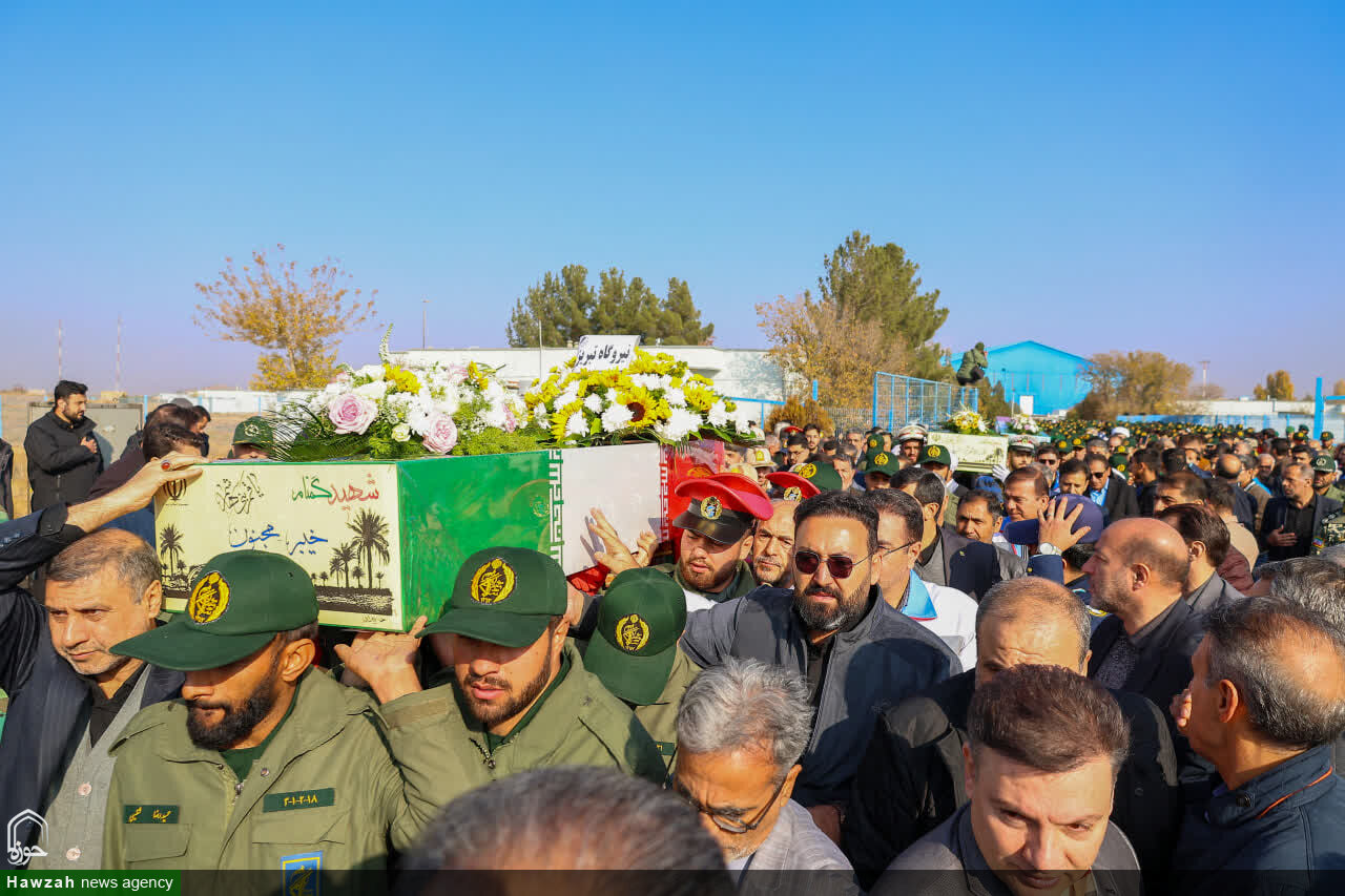 ورود پیکر ۶ شهید گمنام به بوشهر