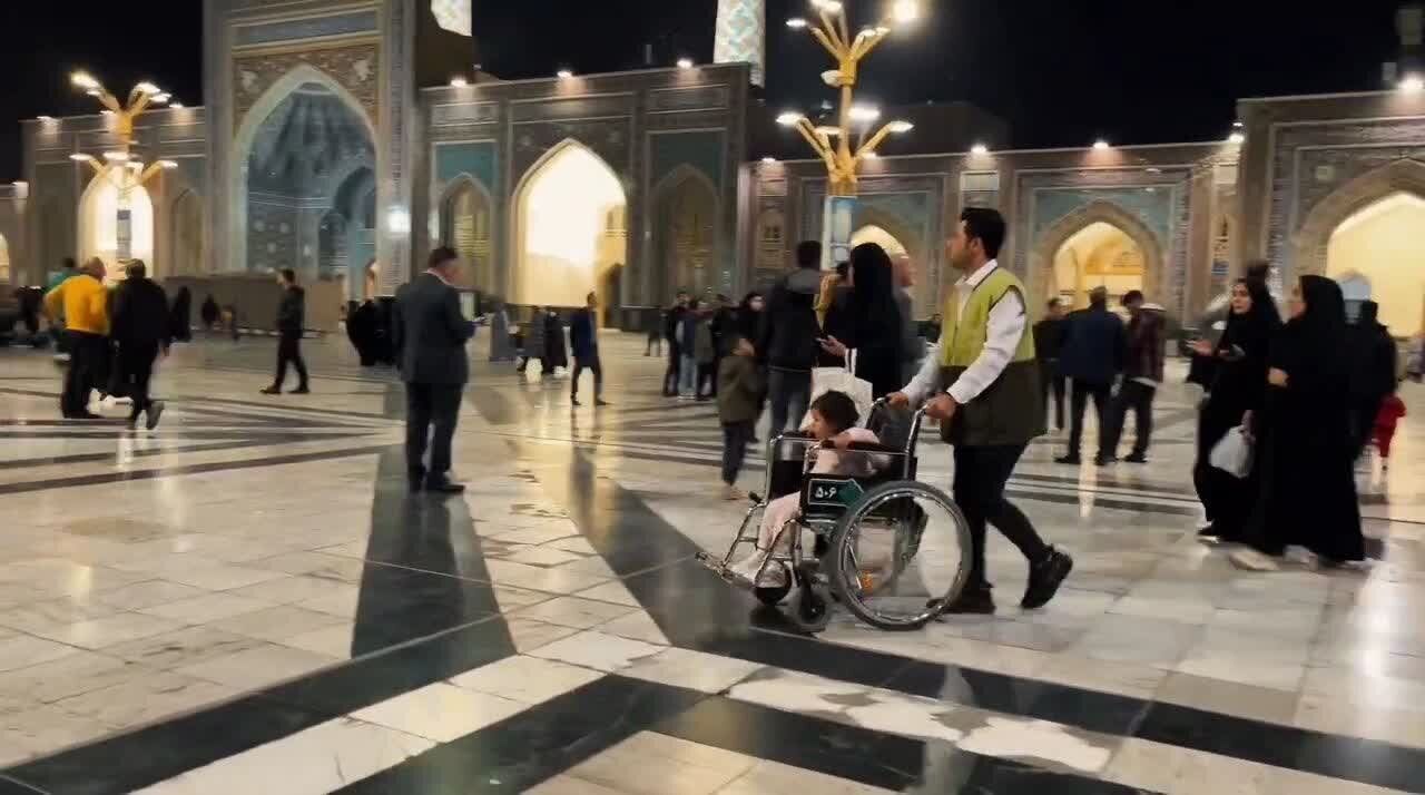 جوانان شهرستان کنگان خادم الرضا شدند