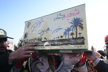 تصاویر/ استقبال از پیکر مطهر ۶ شهید گمنام در ارومیه