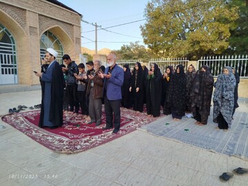 اقامه نماز باران در روستای خورند شهرستان راور