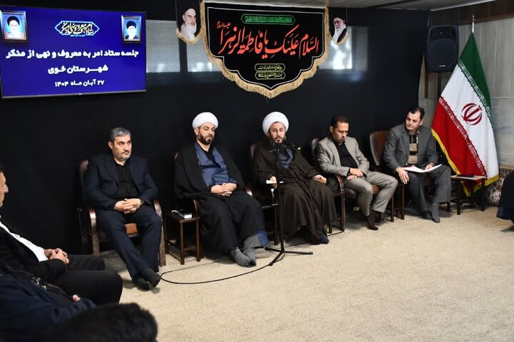تصاویر/ جلسه شورای امر به معروف و نهی از منکر شهرستان خوی