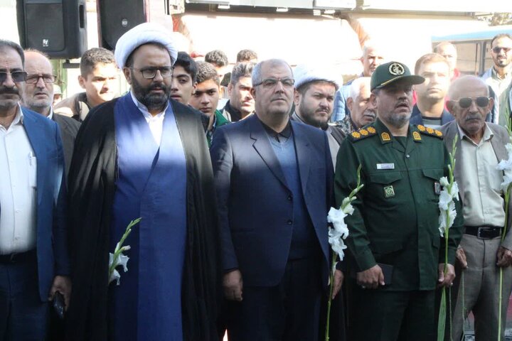 تصاویر / تشییع شهدای گمنام در شهر الوند