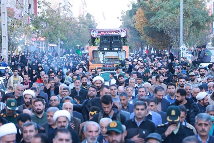 تصاویر / تشییع شهدای گمنام در شهر الوند