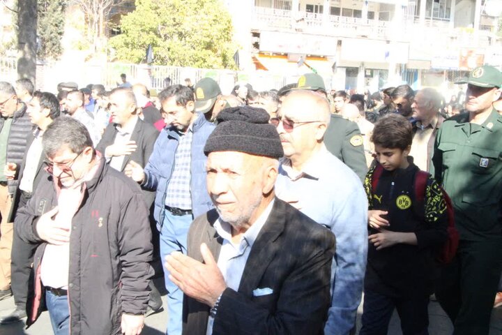 تصاویر / تشییع شهدای گمنام در شهر الوند