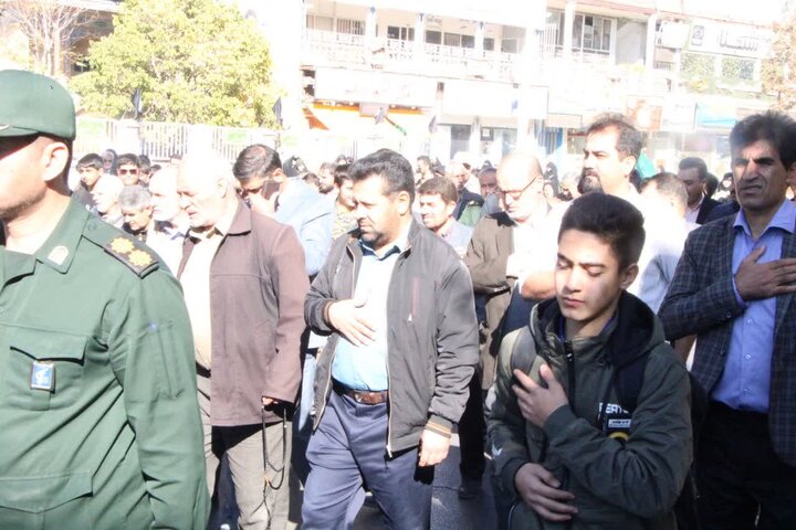 تصاویر / تشییع شهدای گمنام در شهر الوند