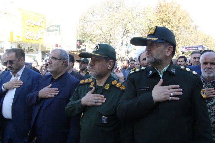 تصاویر / تشییع شهدای گمنام در شهر الوند