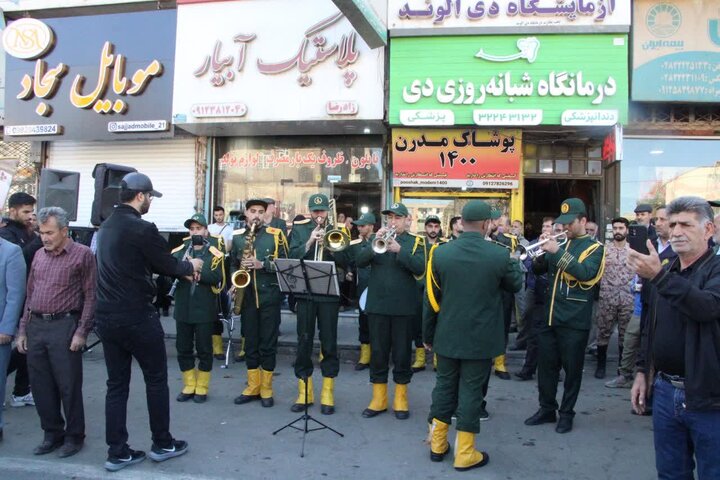 تصاویر / تشییع شهدای گمنام در شهر الوند