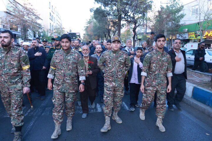 تصاویر / تشییع شهدای گمنام در شهر الوند