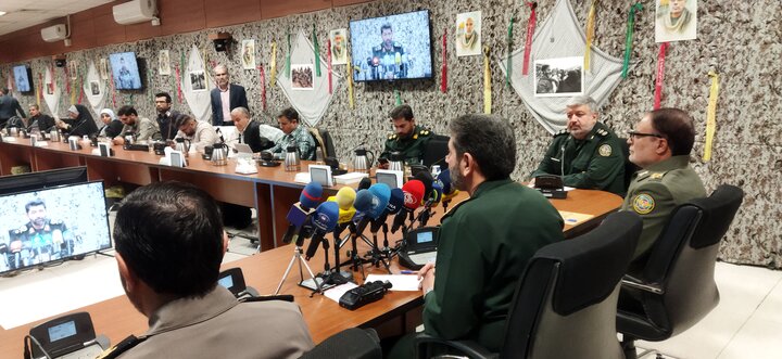 تصاویر/ نشست خبری مراسم تشییع پیکرهای مطهر 300 شهید گمنام دفاع مقدس