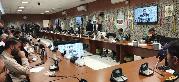 تصاویر/ نشست خبری مراسم تشییع پیکرهای مطهر 300 شهید گمنام دفاع مقدس