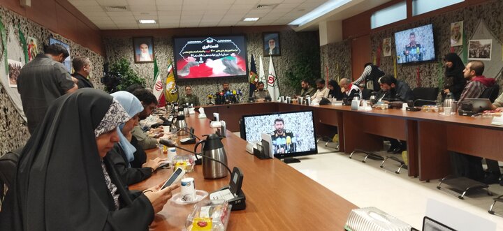 تصاویر/ نشست خبری مراسم تشییع پیکرهای مطهر 300 شهید گمنام دفاع مقدس