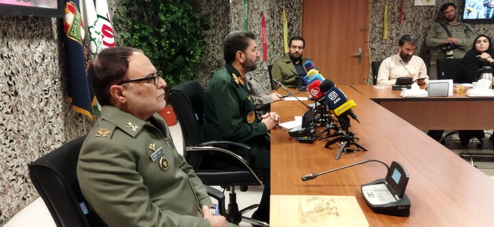 تصاویر/ نشست خبری مراسم تشییع پیکرهای مطهر 300 شهید گمنام دفاع مقدس