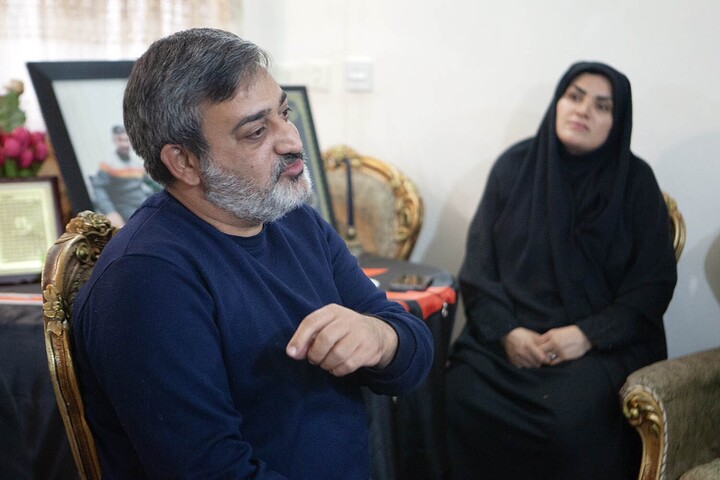 تصاویر/ دیدار سخنگوی شورای نگهبان با خانواده شهید ناظر «مهدی طالب‌زاده»