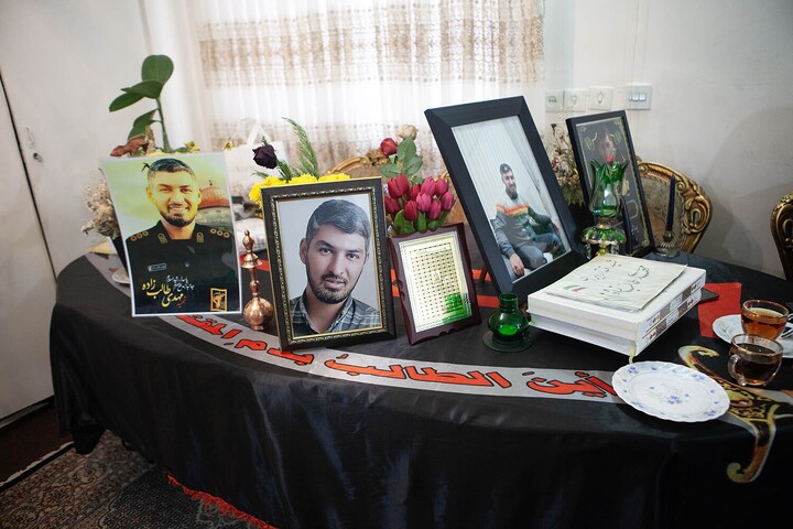 تصاویر/ دیدار سخنگوی شورای نگهبان با خانواده شهید ناظر «مهدی طالب‌زاده»