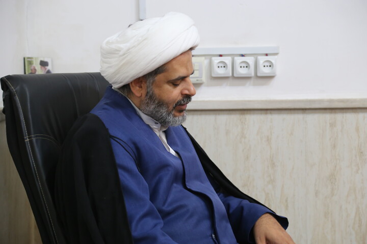 تصاویر/دیدار مدیر مدرسه علمیه سیدالشهدا(ع)خرمشهر با مدیر حوزه عمیله خوزستان