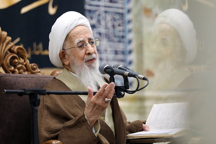 تصاویر/ درس اخلاق آیت الله العظمی جوادی آملی