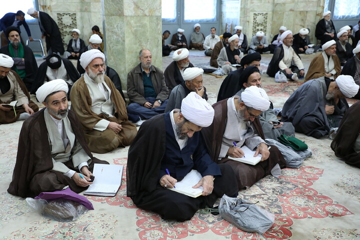 تصاویر/ درس اخلاق آیت الله العظمی جوادی آملی