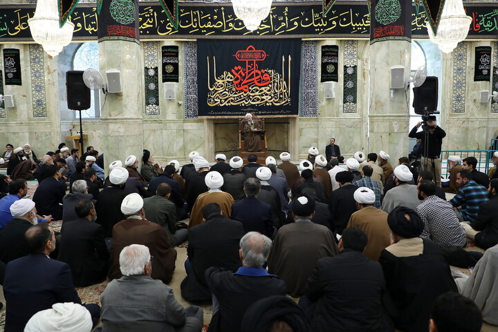 تصاویر/ درس اخلاق آیت الله العظمی جوادی آملی