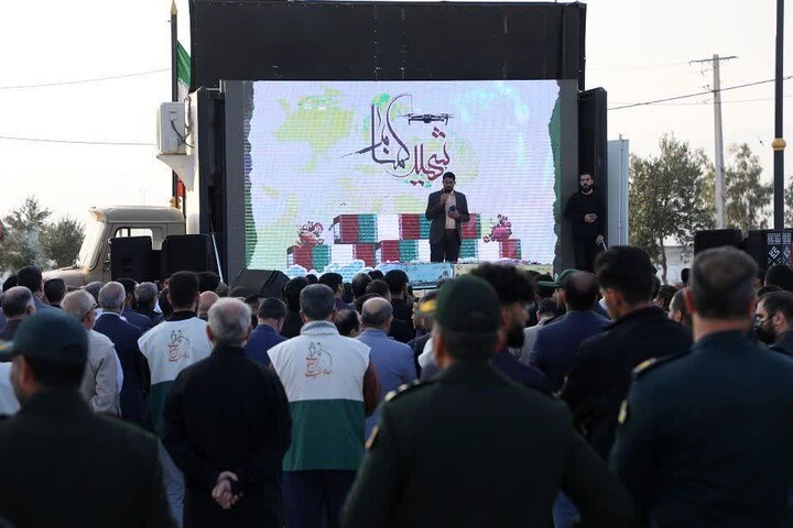 تصاویر/ استقبال از شهدای گمنام در استان سمنان با حضور پرشور مردم شهیدپرور سمنان در یادمان کوشک امام رضا(ع)