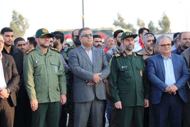 تصاویر/ استقبال از شهدای گمنام در استان سمنان با حضور پرشور مردم شهیدپرور سمنان در یادمان کوشک امام رضا(ع)